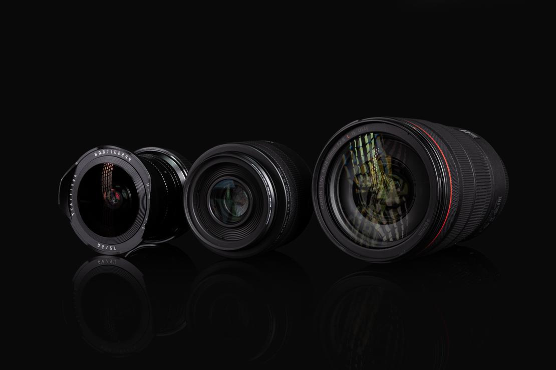 Lens selection for LMK Mobile R