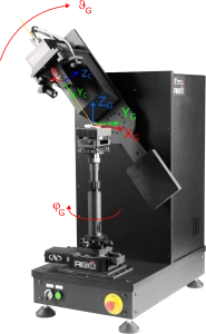 Goniophotometer RiGO801-LED with coordinate system